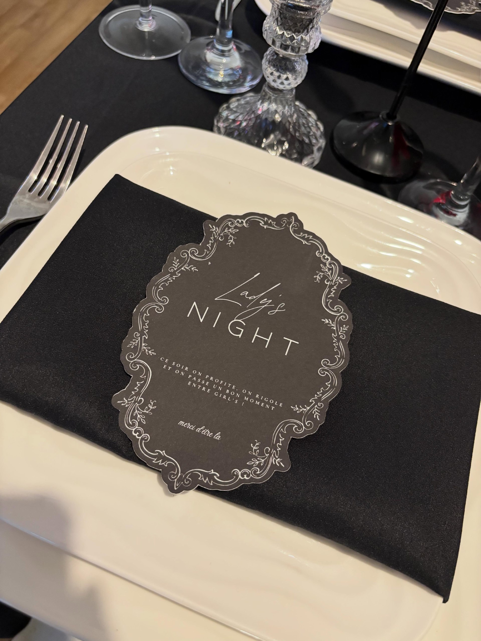 Décor Lady's Night signé RK Déco Prestige